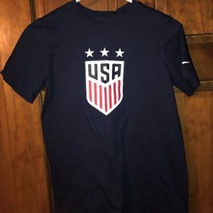 Navy Youth Large USA Nike T-Shirt